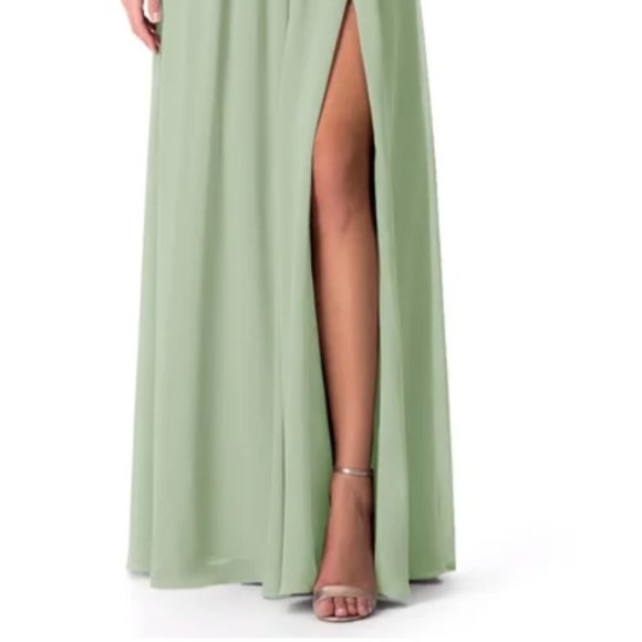 AZAZIE AAIDA bridesmaid dress - Dusty Sage - Picture 2 of 6